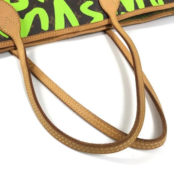 LOUIS VUITTON M93703 Monogram Graffiti Neverfull GM Shoulder Bag Tote Bag - Picture 10 of 16